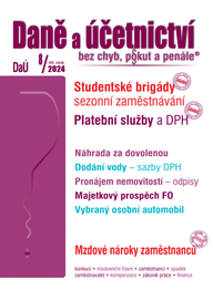 E-kniha DaÚ č. 8 / 2024 - Studentské brigády – sezonní zaměstnávání