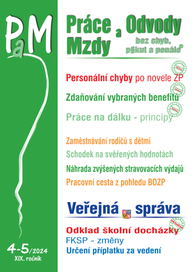 E-kniha PaM č. 4-5 / 2024 - Jak předejít personálním chybám po novele zákoníku práce