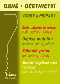 E-kniha DÚVaP č. 1-2 / 2024 - Účetní a daňové odpisy majetku