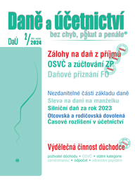E-kniha DaÚ č. 2 / 2024 - Daňové přiznání FO