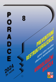 E-kniha Poradce č. 8 / 2024 - Zákon o preventivní restrukturalizaci s komentářem