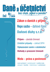 E-kniha DaÚ č. 10 / 2024 - Zákon o daních z příjmů – novela