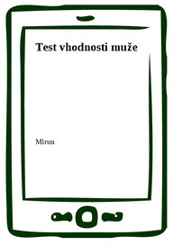 E-kniha Test vhodnosti muže