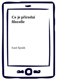 E-kniha Co je přírodní filozofie