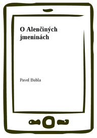 E-kniha O Alenčiných jmeninách