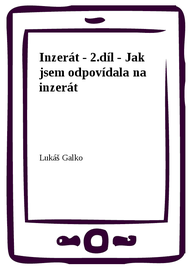 E-kniha Inzerát - 2.díl - Jak jsem odpovídala na inzerát