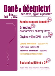 E-kniha DaÚ č. 8-9 / 2026 - Zaměstnanecké benefity a DPH