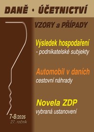 E-kniha DÚVaP č. 7-8 / 2026 - Výsledek hospodaření podnikatelských subjektů
