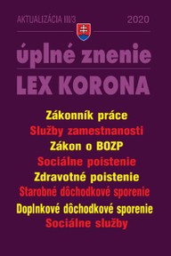 E-kniha Aktualizácia III/3 2020 - LEX-KORONA
