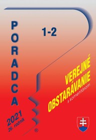 E-kniha Poradca č. 1-2/2021 - Zákon o verejnom obstarávaní s komentárom