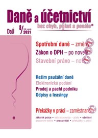 E-kniha Daně a účetnictví 8/2021