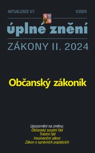E-kniha Aktualizace II/1 / 2024 - Občanský zákoník
