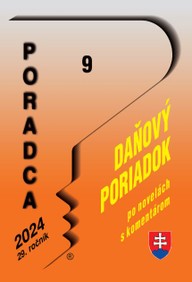 E-kniha Poradca 9/2024 –Daňový poriadok