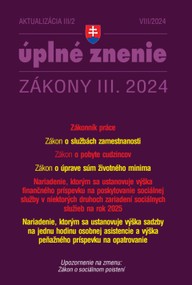 E-kniha Aktualizácia III/2 / 2024 - Zákonník práce a zamestnávanie