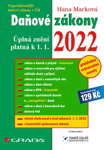 E-kniha Daňové zákony 2022