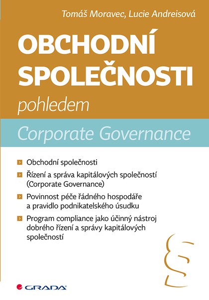 E-kniha Obchodní společnosti pohledem Corporate Governance