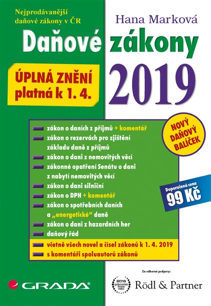 E-kniha Daňové zákony 2019
