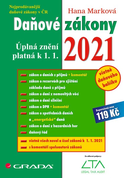 E-kniha Daňové zákony 2021