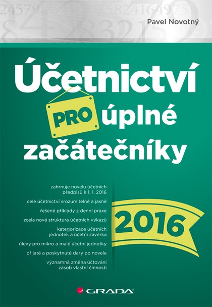 E-kniha Účetnictví pro úplné začátečníky 2016