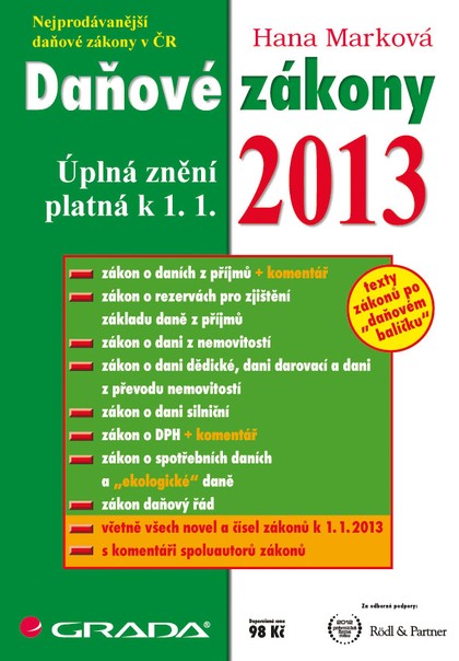 E-kniha Daňové zákony 2013