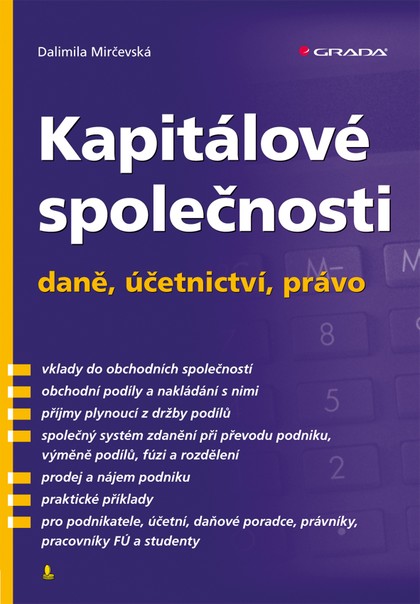 E-kniha Kapitálové společnosti - daně, účetnictví, právo