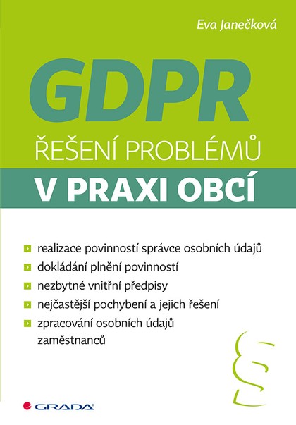 E-kniha GDPR - Řešení problémů v praxi obcí