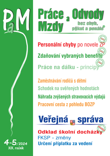 E-kniha PaM č. 4-5 / 2024 - Jak předejít personálním chybám po novele zákoníku práce