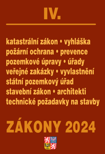 E-kniha Zákony IV / 2024 - Stavebnictví, půda