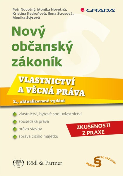 E-kniha Nový občanský zákoník - Vlastnictví a věcná práva