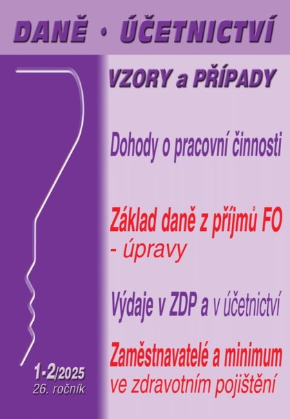 E-kniha DÚVaP č. 1-2 / 2025 - Dohody o pracovní činnosti, dohody o provedení práce