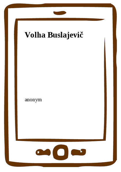 E-kniha Volha Buslajevič