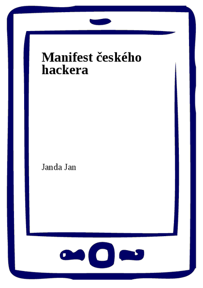 E-kniha Manifest českého hackera