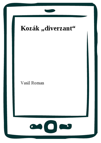 E-kniha Kozák "diverzant"