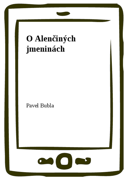 E-kniha O Alenčiných jmeninách