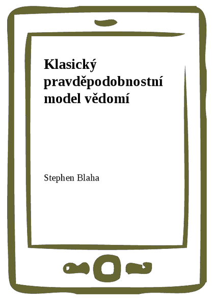 E-kniha Klasický pravděpodobnostní model vědomí