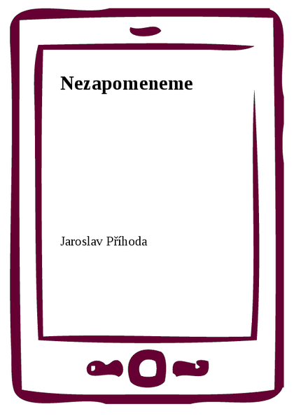 E-kniha Nezapomeneme