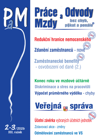 E-kniha PaM č. 2-3 / 2026 - Redukční hranice nemocenského v roce 2026