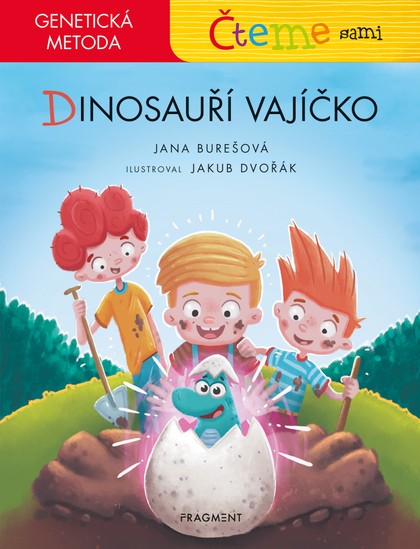 E-kniha Čteme sami – genetická metoda - Dinosauří vajíčko