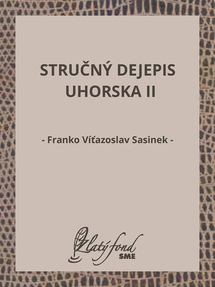 E-kniha Stručný dejepis Uhorska II