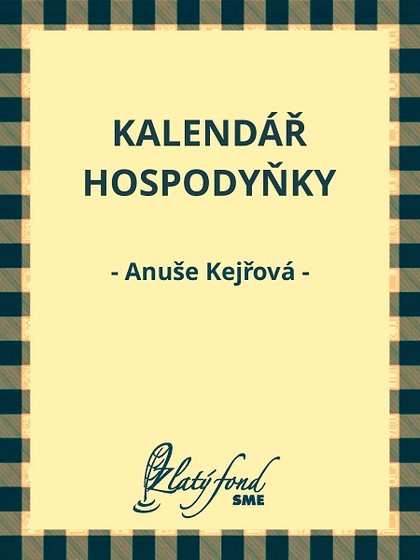 E-kniha Kalendář hospodyňky