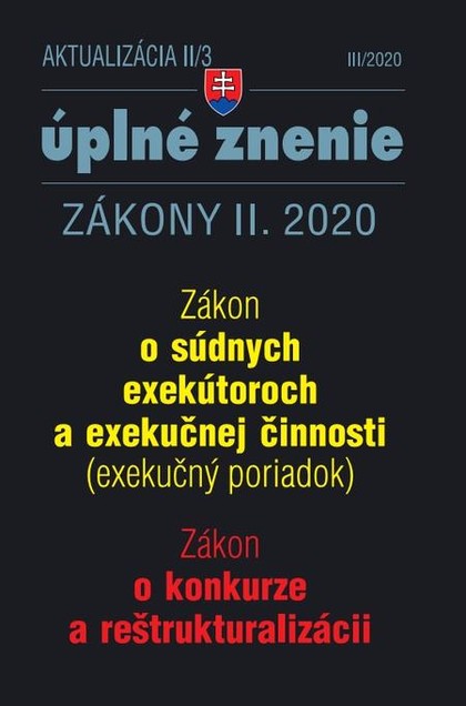 E-kniha Aktualizácia II/4 2020 –  Zákon o verejnom obstarávaní
