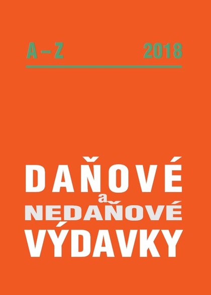 E-kniha Daňové a nedaňové výdavky A-Z 2018