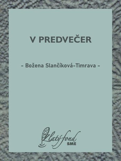 E-kniha V predvečer