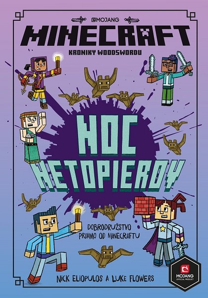 E-kniha Minecraft: Kroniky Woodswordu - Noc netopierov