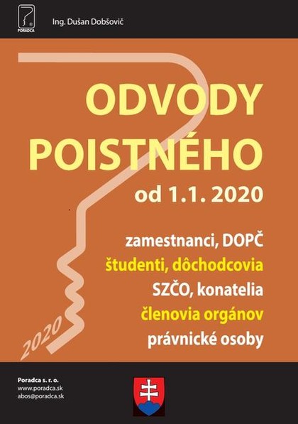 E-kniha Odvody poistného (od 1.1.2020)