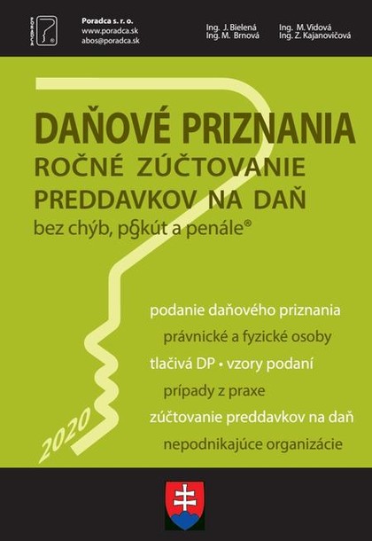 E-kniha Daňové priznania 2020 + vyplnené vzory a tlačivá