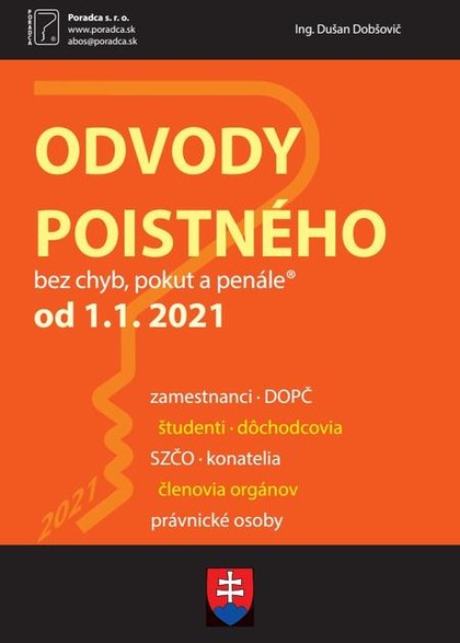 E-kniha Odvody poistného od 1.1.2021