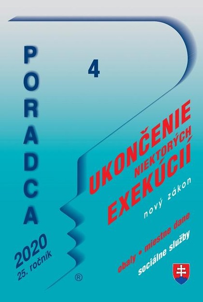 E-kniha Poradca 4/2020 - Zákon o ukončení niektorých exekučných konaní – nový zákon s komentárom