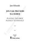 Jan Klusák: Jen tak pro sebe na hoboj - galerie 1