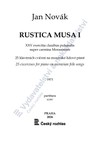 Jan Novák: Rustica Musa I pro klavír - galerie 1